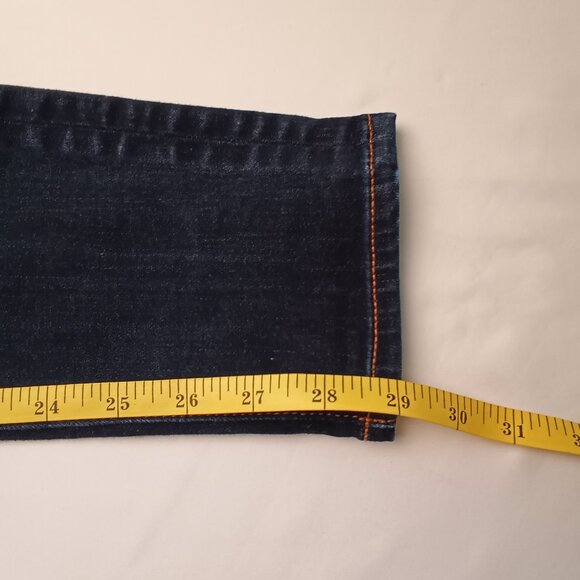 J.Crew Stretch Jeans Size 24/0 Low Rise Skinny Leg Dark Wash - Picture 8 of 9